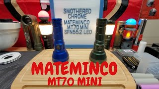 MATEMINCO MT70 MINI NEW RELEASE SFN552 LED 6800LM 924M [upl. by Chaille]