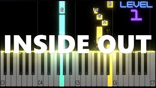 Bundle of Joy  Inside Out  EASY Piano Tutorial [upl. by Siderf225]