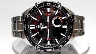 Casio Edifice EFVC100D1AV watch video 2018 [upl. by Eilema]