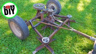 DIY Ground Driven Mower From JUNK [upl. by Nhojleahcim208]