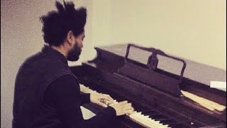 The Weeknd Playing Piano with AAP Rocky [upl. by Tammie529]