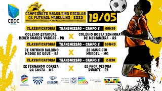 Campeonato Brasileiro de Futebol Masculino 195  Campo 6  Manhã [upl. by Elvis]