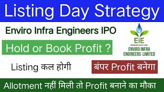 Listing Day Strategy  Enviro Infra Engineers IPO  Enviro Infra Engineers IPO Hold Or Sell [upl. by Edorej]