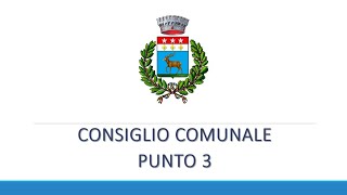 Consiglio Castelnovo 29102024 Punto 3 [upl. by Topper]