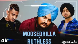 Moose drilla X Ruthless  Sidhumoose wala X shubh X Divine prod by Ether moosetape [upl. by Almat]