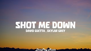 David Guetta ft Skylar Grey  Shot Me Down lyrics [upl. by Jeth]