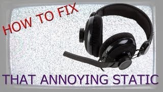 HOW TO FIX STATIC ON MICHEADSET ALC898 Realtek Mechanical Way [upl. by Lowrie]