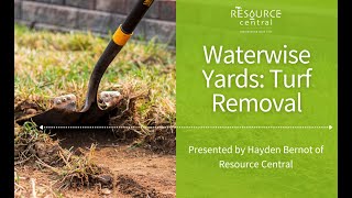 Waterwise Yards Turf Removal [upl. by Ttekcirc]