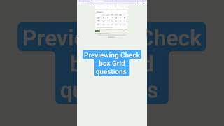 Preview of Check box Grid question [upl. by Stacie]