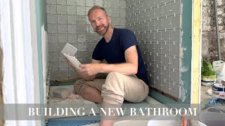 BUILDING A NEW BATHROOM  Charente Living [upl. by Franzen]