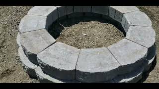 Building a Fire Pit With Manor Stones [upl. by Horn]