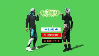 free fire emote with green screen viralshorts [upl. by Arraek]