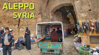 Aleppo Walking from Bab Antakeya to Aleppo Citadel 4k60 fps  حلب القديمة [upl. by Stralka]