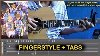 Sakurasou No Pet Na Kanojo  Kyou No Hi Wa Sayounara Fingerstyle [upl. by Niwre110]