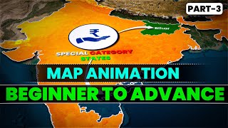 How To Create Map Animation Beginner to Advance aftereffects [upl. by Clay]