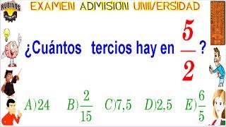 Examen Villareal Admisión Universidad UNFV Fracciones Solucionario [upl. by Lucilla]