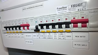 HOW TO UPGRADE AN ON PEAKOFF PEAK CONSUMER UNIT  CONDUIT STYLE [upl. by Yaral]