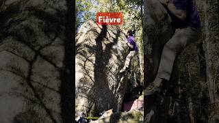 Fièvre V5 climbed by Richer Larivière valdavidbouldering bouldering [upl. by Annodas]