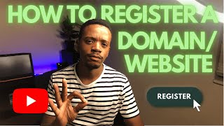 HOW TO REGISTER A WEBSITE  FULL DOMAIN REGISTRATION PROCESS 2021  SOUTH AFRICA [upl. by Oidacra]