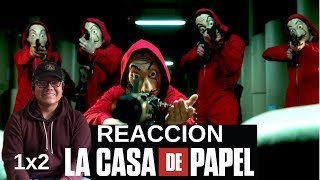 La Casa de Papel 1x2 REACTION  TheJMAZA [upl. by Magill171]