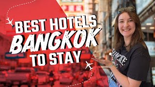 Top 5 MustTry Hotels in Bangkok for FirstTime Visitors 2024 [upl. by Kit]