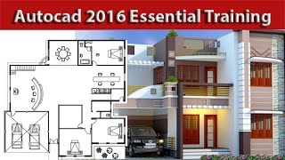 AutoCAD Complete 2d and 3d House Plan Part 1 [upl. by Peer]