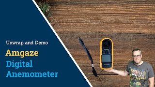 Amgaze Digital Anemometer Unbox and Demo [upl. by Dari]