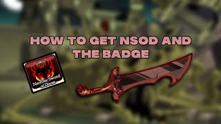 AQW  HOW TO GET NECROTIC SWORD OF DOOMNSOD  HOW TO GET NSOD BADGE IN 2023 [upl. by Rigdon]