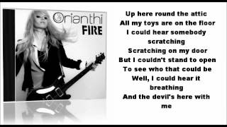 Orianthi  Fire  Lyrics HD [upl. by Sirod]