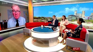 Binita Kane William Weir ME Specialist Chat About Chronic Fatigue On BBC Breakfast 27082024 [upl. by Atnwahs]