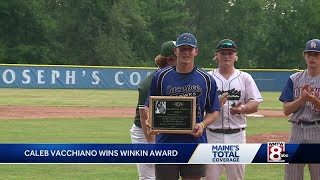 Caleb Vacchiano wins Winkin Award [upl. by Pish755]