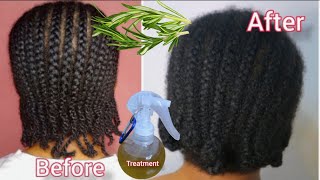 2 weeks of using rosemary water resultdid it grow my hair [upl. by Nirac]