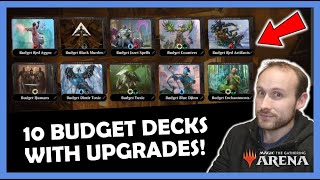 The 10 Best Budget Decks With Optional Upgrades For 2023  MTG Arena Standard Beginner Deck Guide [upl. by Otrebire]