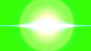 Lens Flare explosion Green Screen ANIMATION FREE FOOTAGE HD [upl. by Norraj]