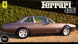 FERRARI 400i  400 i 1983  Modest test drive  V12 Engine sound  SCC TV [upl. by Margaretha]