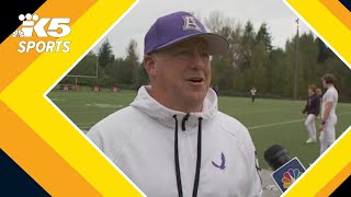 Big Game 2023 state champs Anacortes has won 18 straight games ahead of Archbishop Murphy matchup [upl. by Aynotel]