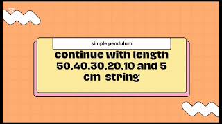 Simple Pendulum Experiment Physics [upl. by Lopez440]