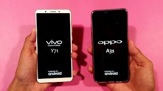 Oppo A3s vs Vivo Y71  SPEED TEST  FHD [upl. by Annairdna]