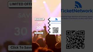 TicketNetwork Promo 🎫 Up to 30 OFF on Event Tickets 🎫 Sport Concert Theater [upl. by Hum]