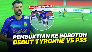 DEBUT TYRONNE DEL PINO VS PSS  Full Individual Skills Tyronne Pemain Asing Baru Persib Bandung [upl. by Hardej]