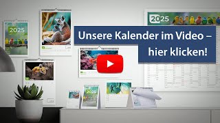 Kalender 2025 günstig und in TopQualität – drucken bei WIRmachenDRUCK [upl. by Maillij]