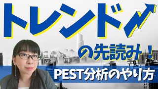 PEST分析のやり方！～世の中の流れや業界動向を把握するマーケティングフレームワーク～│AMEMI [upl. by Dorene]