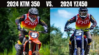 350 vs 450 Dirtbike [upl. by Penney]