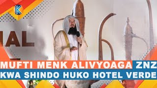 MUFTI MENK ALIVYOAGA ZANZIBAR KWA KISHINDO CHA UJUMBE MZITO HOTEL VERDE [upl. by Domingo]