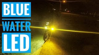 Blue Water LED Auxiliary Light Installed  Suzuki Raider R150 Fi [upl. by Audie505]