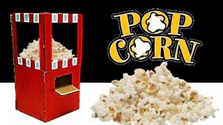 How to Make Popcorn Machine from Cardboard DIY [upl. by Bradman]