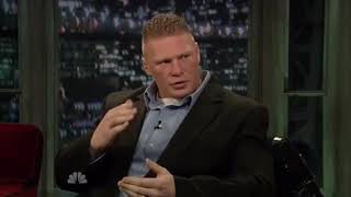 Brock Lesnar On Late Night With Jimmy Fallon show HD [upl. by Aira509]