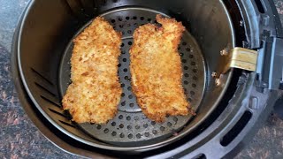 Air Fryer Panko Chicken Recipe  How To Make Crispy Breaded Chicken Breasts Or Tenders In Air Fryer [upl. by Bicknell]