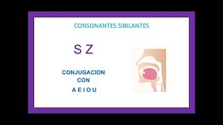 CONSONANTES SIBILANTES [upl. by Bullion]