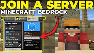 How To Join a Server in Minecraft Bedrock Edition [upl. by Cruce]